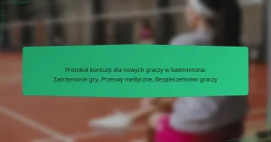 Protokół kontuzji dla nowych graczy w badmintona: Zatrzymanie gry, Przerwy medyczne, Bezpieczeństwo graczy