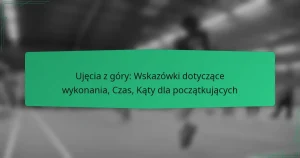 Ujęcia z góry: Wskazówki dotyczące wykonania, Czas, Kąty dla początkujących